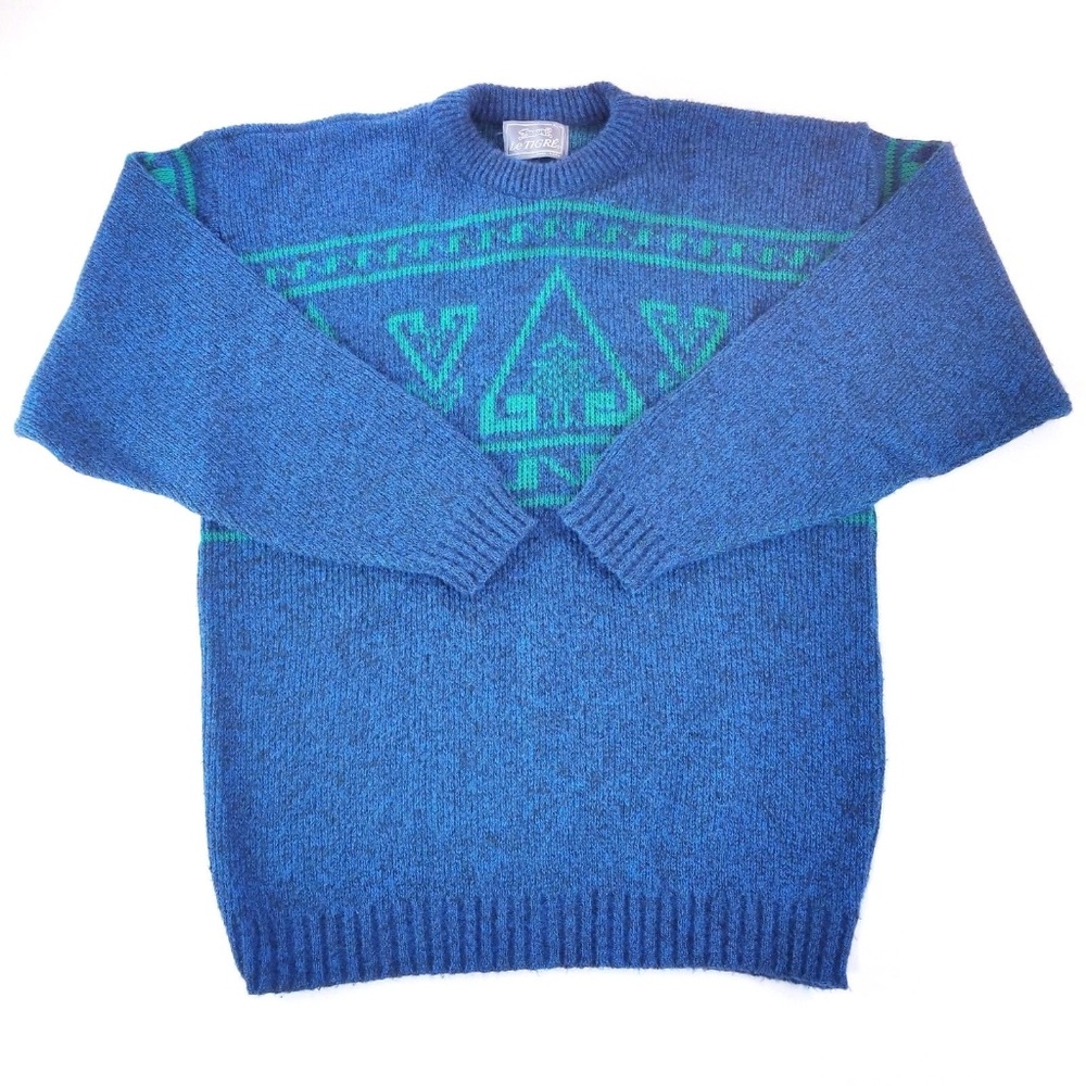 Vintage 1980s Le Tigre Pullover Sweater Size XL